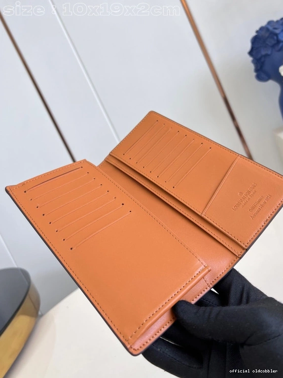 Official oldcobbler BRAZZA LOUIS VUITTON WALLET-10*19*2cm 0709